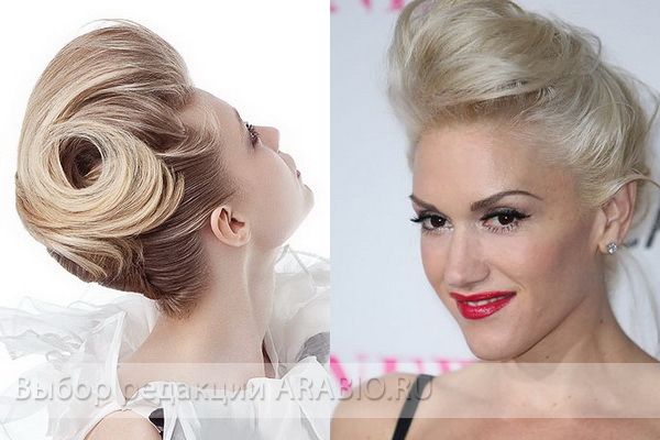 Прически с начесом фото