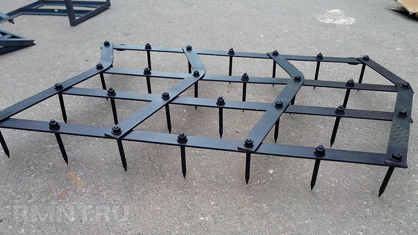 Как боронить мотоблоком
