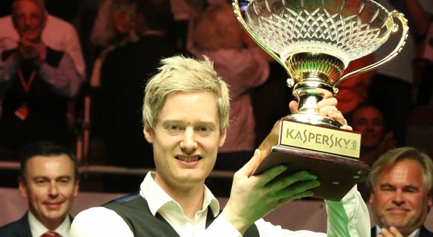 Нил Робертсон - чемпион Рига Мастерс 2016 (фото: World Snooker)