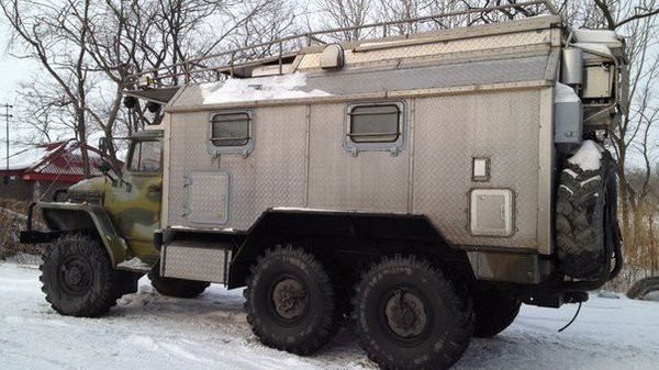 Урал,Настоящий Дом на колесах... дом на колёсах, урал