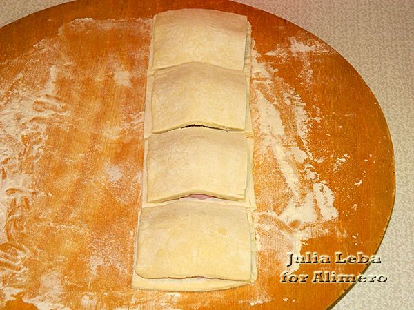 Как сделать слойки с творогом Как сделать слойки с творогом