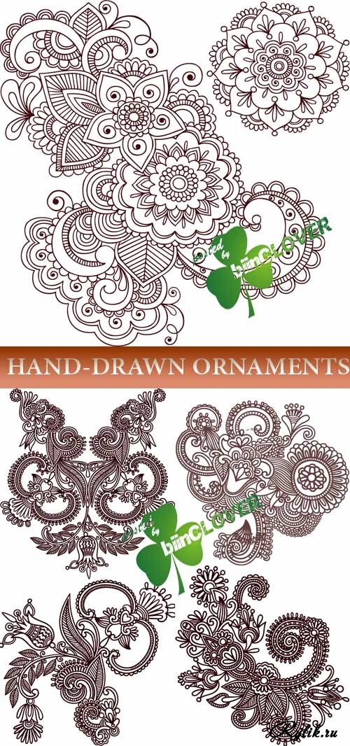    - . Hand-drawn ornaments