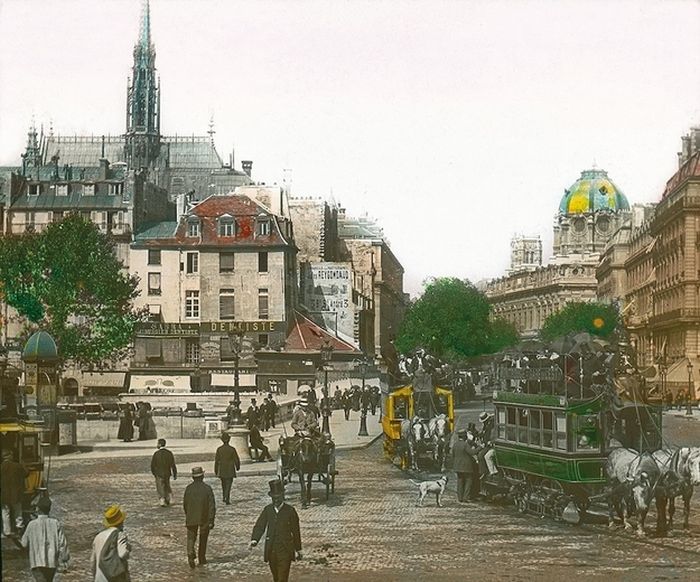 Париж тогда и сейчас