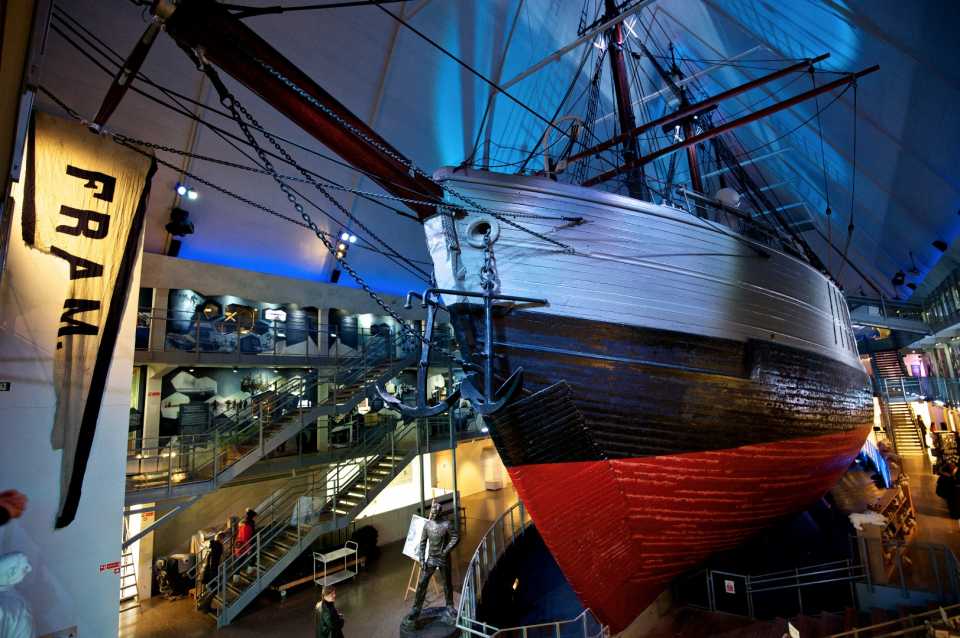 Шхуна «Фрам», спроектированная Нансеном, на которой Амундсен достиг Антарктиды, чтобы покорить Южный полюс