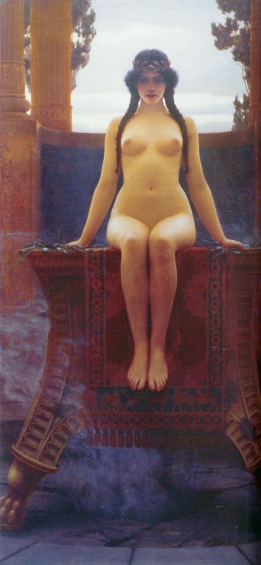   .   / John William Godward. The Delphic Oracle