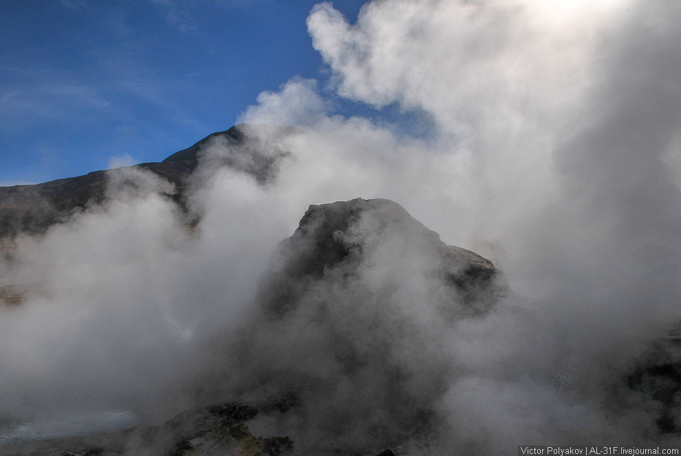 долина гейзеров El Tatio