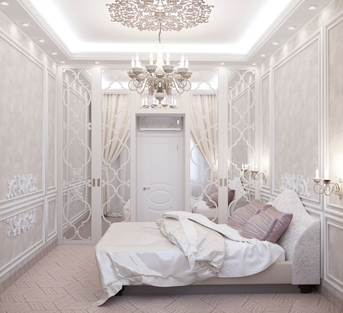 Квартира в стиле классика в белом цвете своими руками