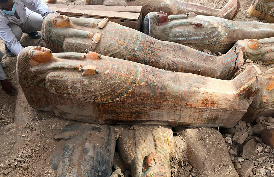 Около Луксора нашли 20 деревянных саркофагов