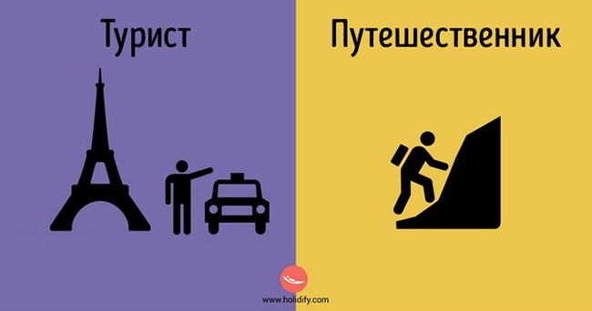 Вот чем отличаются туристы от путешественников