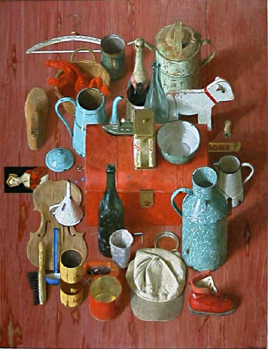 Блошиный рынок. Живопись от Kenne Gregoire. Обман зрения и эффект иллюзорной реальности на полотнах голландского художника Кенне Грегуара