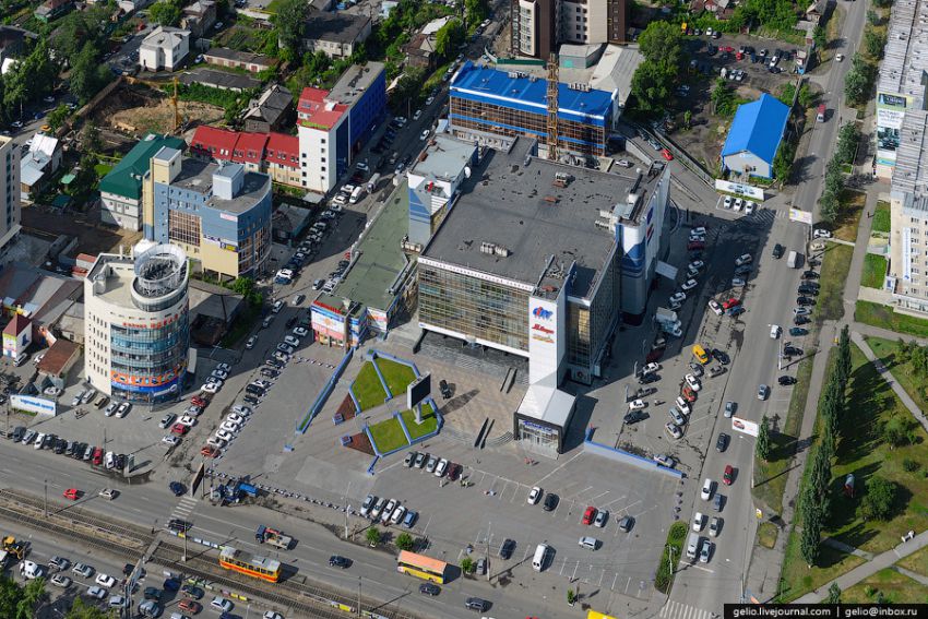 Барнаул, высота, вертолет, достопримечательности