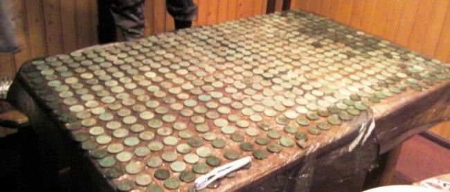 клад, монеты, находка