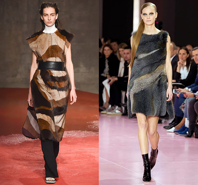 Справа — Marni, слева — Christian Dior
