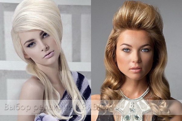 Прически с начесом мальвинка