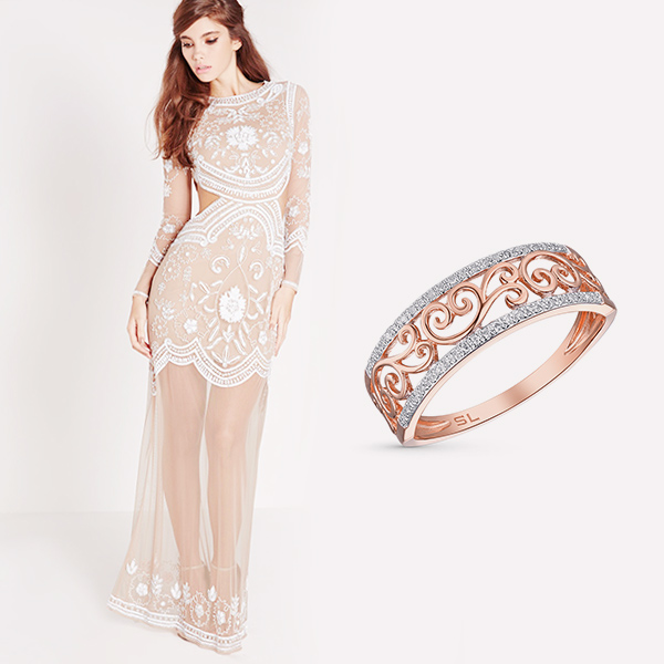 004 small10 Обручальное кольцо и свадебное платье – 6 стильных сочетаний