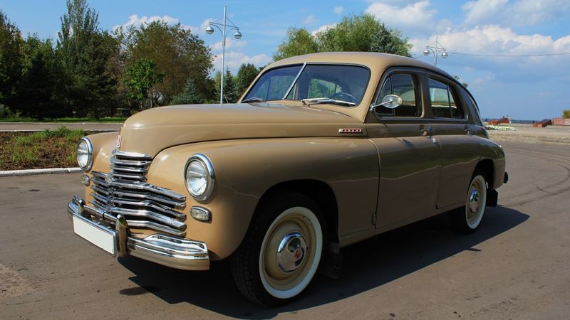  ГАЗ-М20 «Победа» (1949) советкие автомобили, ссср, экспорт