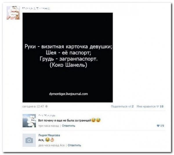 Смешные комментарии из социальных сетей