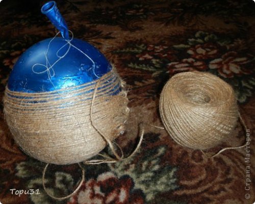 Шары из шпагата своими руками Шары из шпагата своими руками