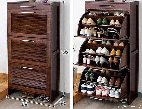 шкаф для обуви идеи (604x464, 201Kb)