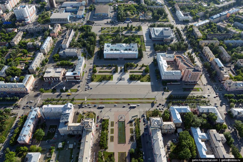 Барнаул, высота, вертолет, достопримечательности