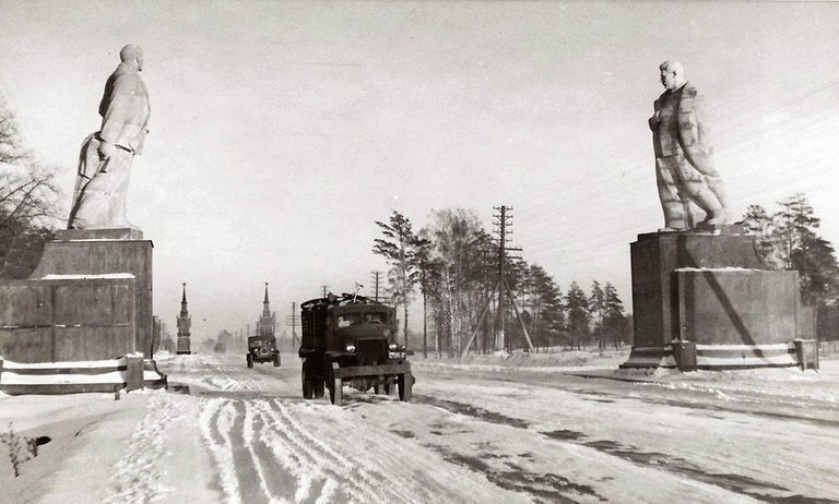 На въезде в Москву, 1947: Увидеть, исторические, фото