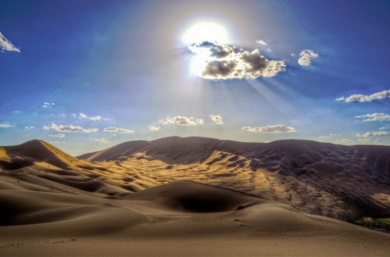 Загадочные озера пустыни Бадын Джаран интересно, китай, мир, познавательно, пустыня, факты