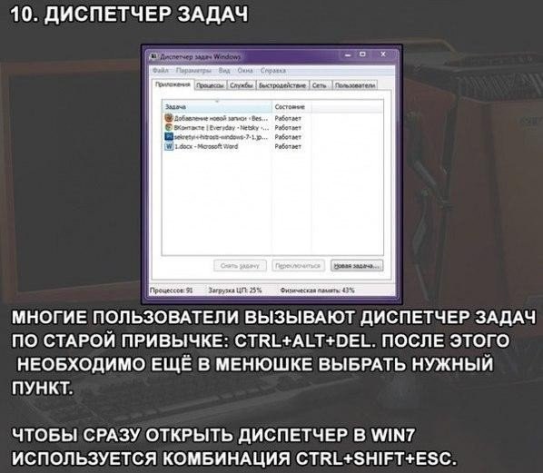 Полезные функции Windows