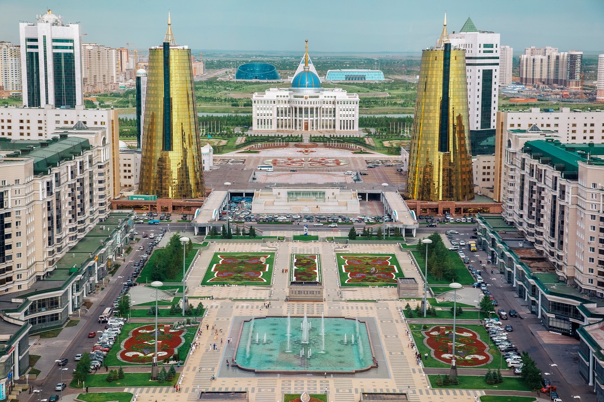 Алматы and Astana