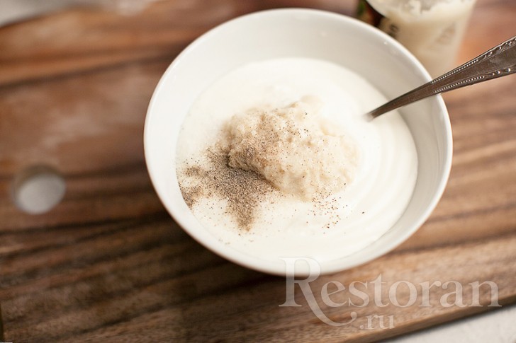Соус для мяса с хреном