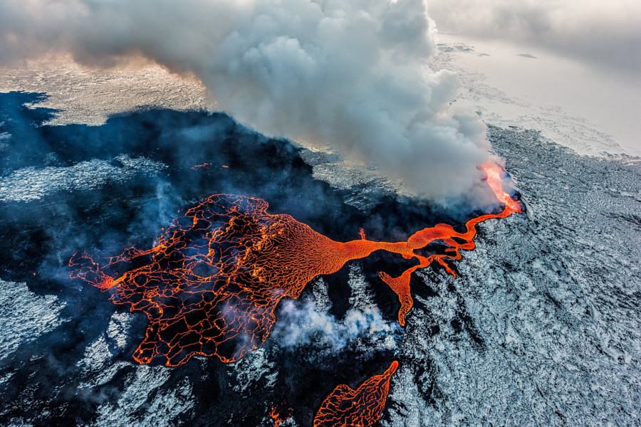 Извержения вулканов: 30 потрясающих фотографий со всего мира вулкан, фото