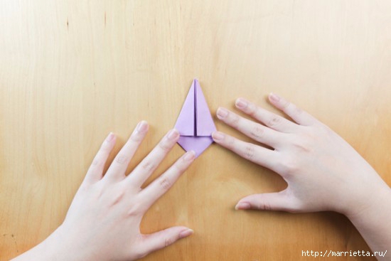 Как сложить тюльпаны в технике оригами (12) (550x367, 80Kb)