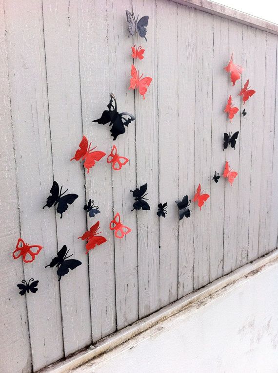 Decorative Metal Butterflies Outdoor Art