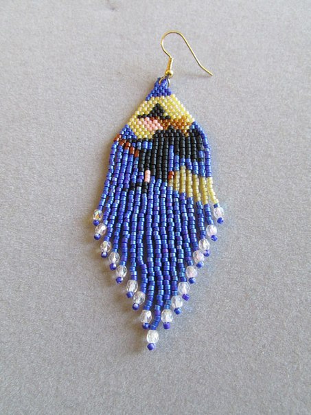 Серьги из бисера Серьги из бисера