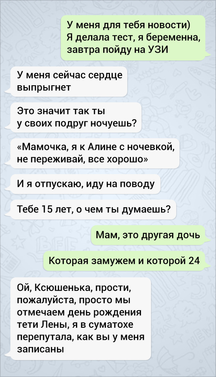 17 СМС-переписок, в которых самое интригующее — это финал 17 СМС-переписок, в которых самое интригующее — это финал