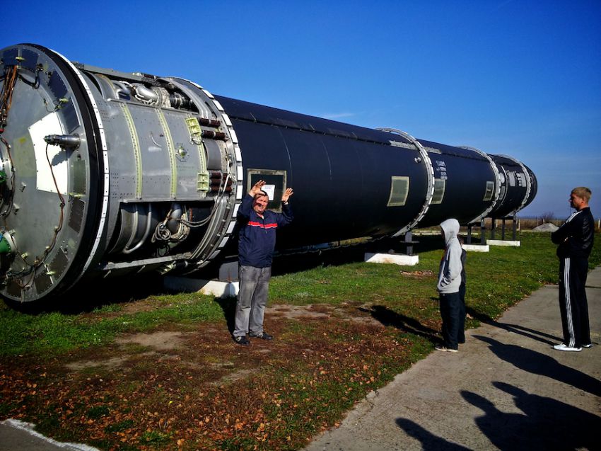 Украина, ракетная база, Экскурсия