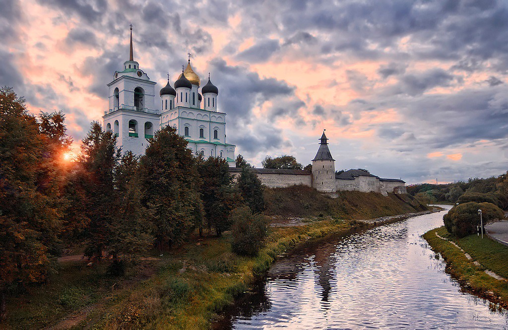 Псков - один из старейших и красивейших городов России псков, россия, фотография