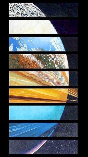 Планеты солнечной системы на одном снимке