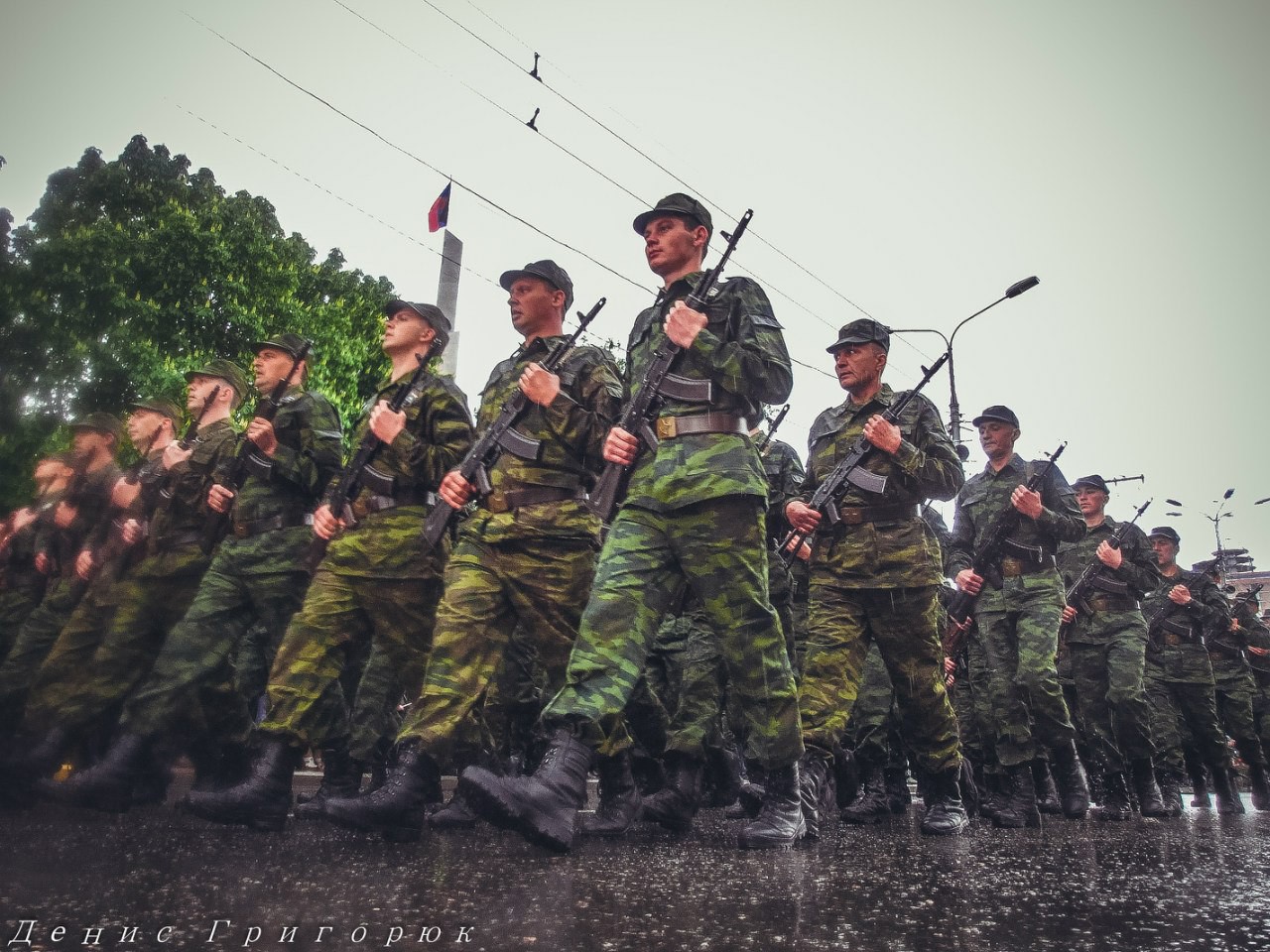 Парад победы в Донецке 9.05.2015.  день победы, донбасс, новоросия