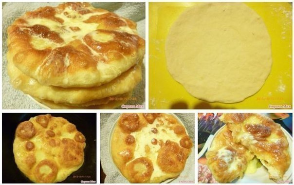 Пышки со сметаной и сахаром Пышки со сметаной и сахаром