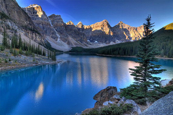 Долина «Десяти пиков», озеро Морейн, Альберта, Канада природа.красота, факты