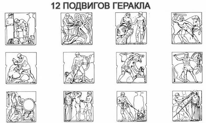 12 подвигов Геракла - Знаки зодиака - Интересные факты о знаках зодиака 12 подвигов Геракла - Знаки зодиака - Интересные факты о знаках зодиака