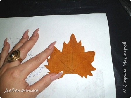 Картина панно рисунок Мастер-класс Праздник осени Ассамбляж Картина из кожи Осенний Париж Мастер-класс Кожа фото 32