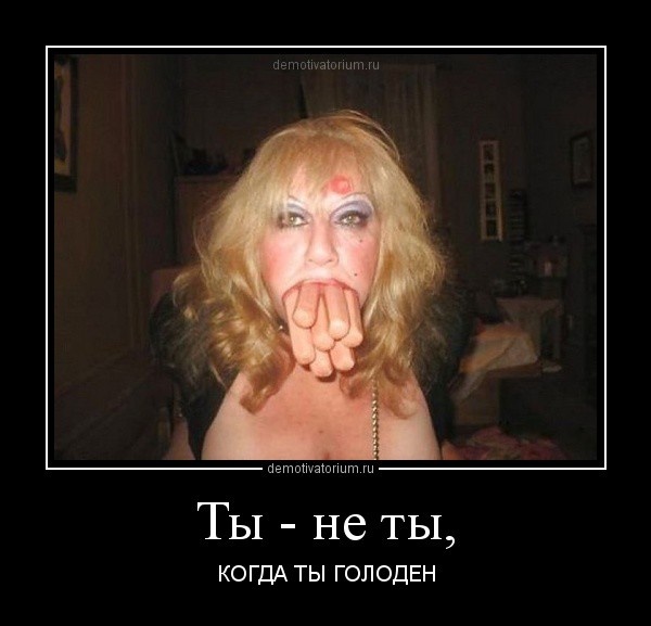 Ты не ты когда голоден! Ты не ты когда голоден, позитив, прикол, юмор