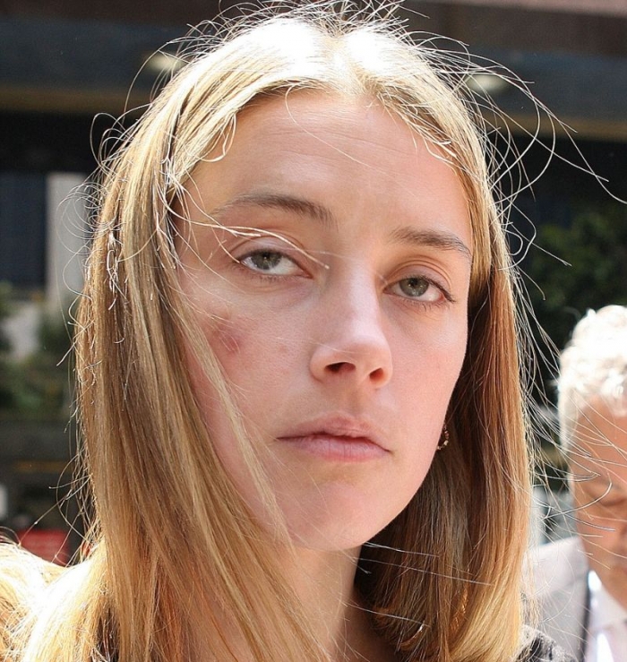 Как Джонни Депп разукрасил физиономию своей жены