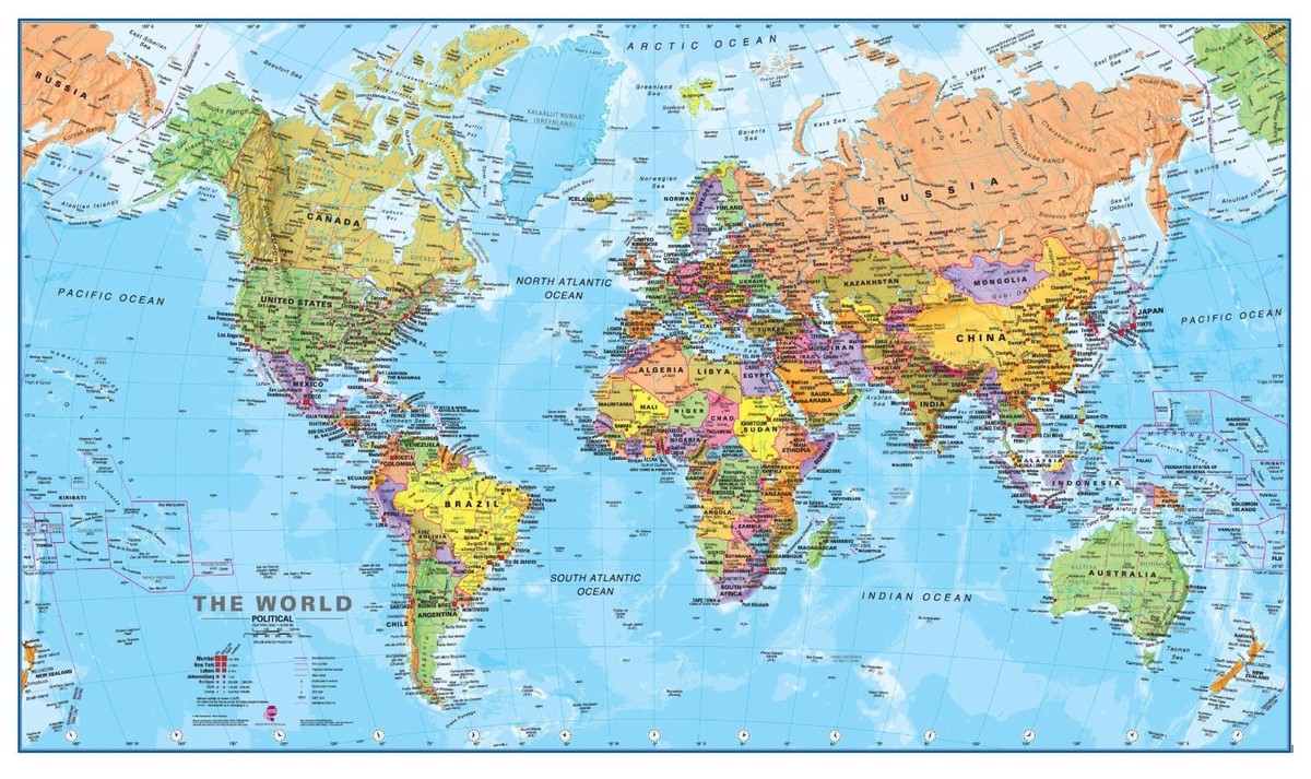 worldmaps02 Карты мира  —  как они выглядят в разных странах