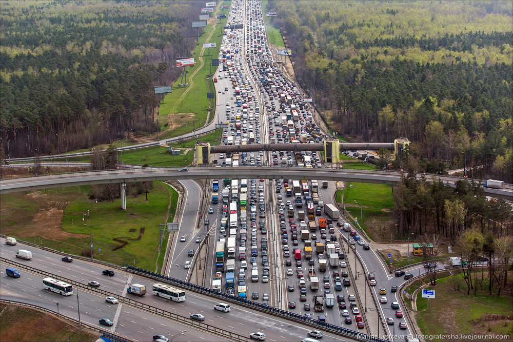 Пробки на МКАД 29.04.2015