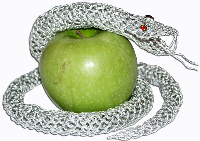 Змея - плетение из фольги - своими руками. Символ 2013 года. Мастер-класс Олеси Емельяновой