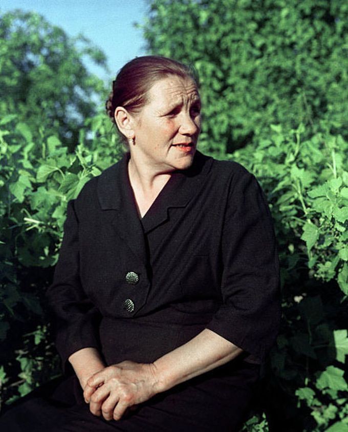 Мать Юрия Гагарина - Анна Тимофеевна Матвеева мама, родители