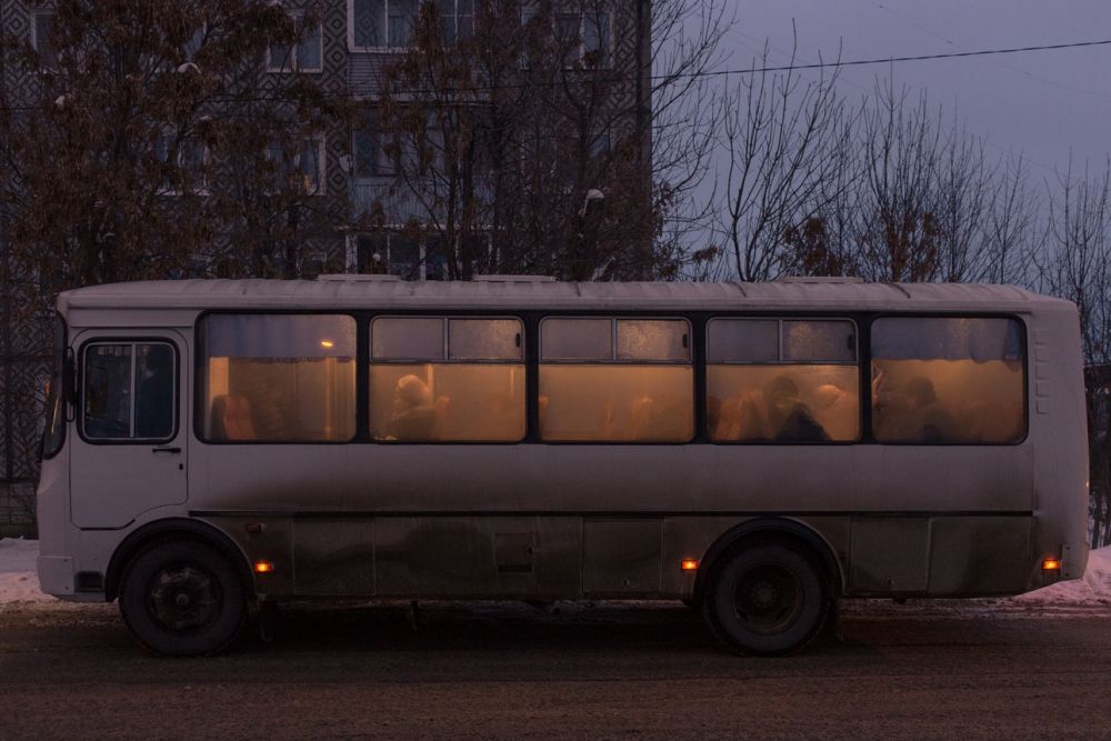 Вот как выглядит обычный день на улице слепых в городе Ермолино