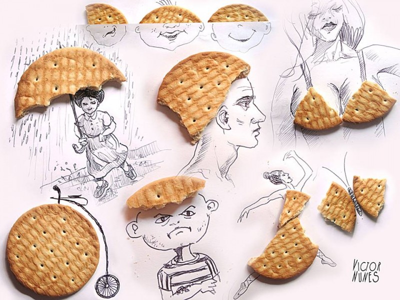 Виктор Нунес - Рисунки из печенья